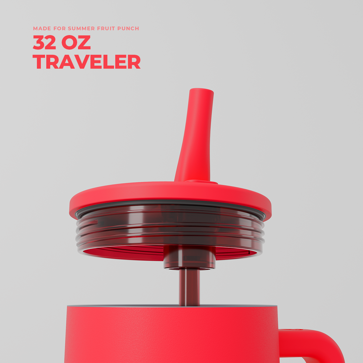 Fruit Punch Removable Traveler Lid (32oz) - TRVL32-FruitPunch-WPI-3